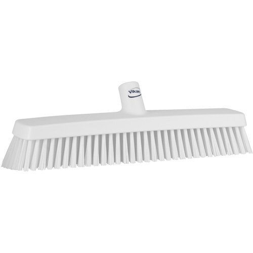 T&ecirc;te de balai-brosse, Crins Fin/Ferme, 16-1/2", Polyester/Polypropyl&egrave;ne, Blanc Duraquip Inc