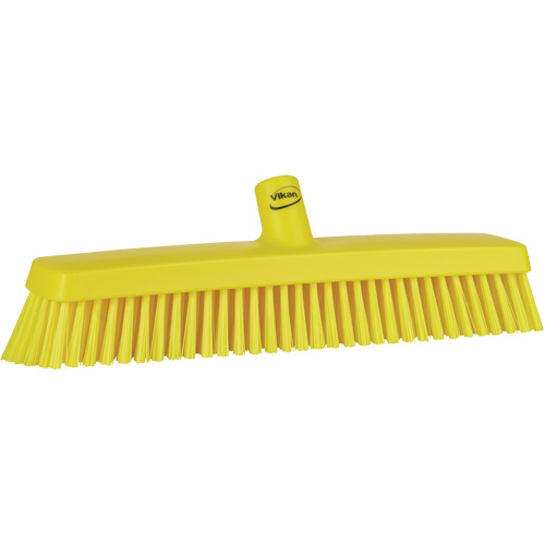T&ecirc;te de balai-brosse, Crins Fin/Ferme, 16-1/2", Polyester/Polypropyl&egrave;ne, Jaune Duraquip Inc