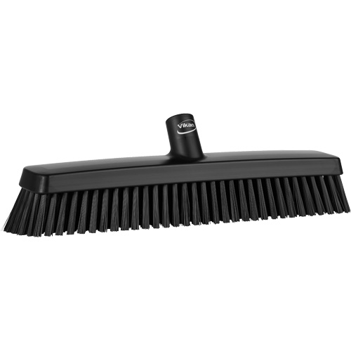 T&ecirc;te de balai-brosse, Crins Fin/Ferme, 16-1/2", Polyester/Polypropyl&egrave;ne, Noir Duraquip Inc