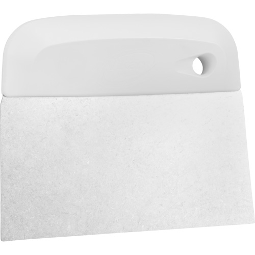 Flexible Stainless Steel Dough Cutter/Scraper, White, 4-1/2" W x 5-3/4" L Duraquip Inc