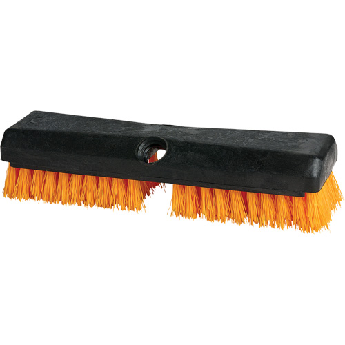 Cleaning Brush, 10" L, Polypropylene Bristles, Black/Red Duraquip Inc
