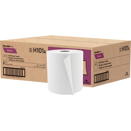 Rouleau de papier essuie-tout PRO Select, 1 pli, Standard, 1000' lo Duraquip Inc
