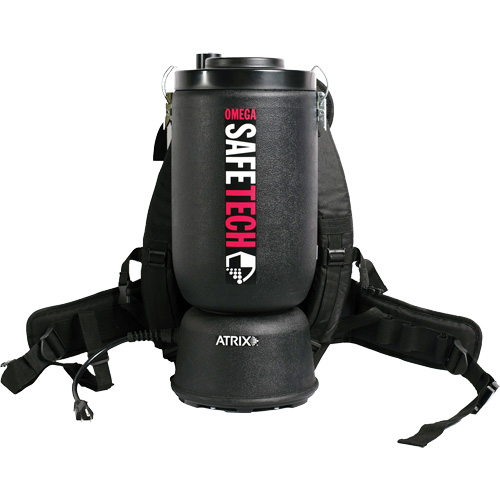 Omega SafeTech HEPA Backpack Vacuum Duraquip Inc