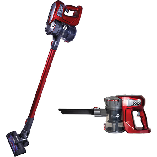 Rapid Red Cordless Stick Vacuum, Dry, 0.5 US Gal. (1.89 Litres) Duraquip Inc
