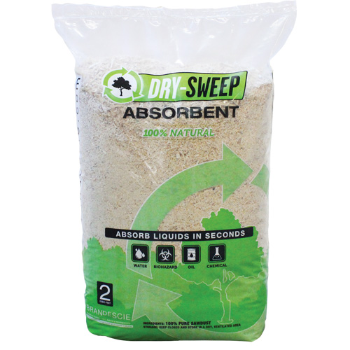 Dry Sweep Biodegradable Natural Absorbent, Bag, 22 lbs. (10 kg) Duraquip Inc