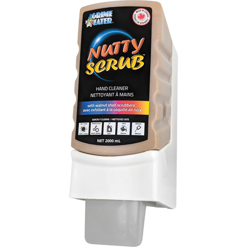 Nettoyant &agrave; mains avec exfoliant en coquille de noyer Nutty Scrub, Pierre ponce, 2000 ml, Cartouche en plastique, Sans parfum Duraquip Inc