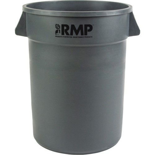 Garbage Bin, Polyethylene, 32 US gal. Duraquip Inc