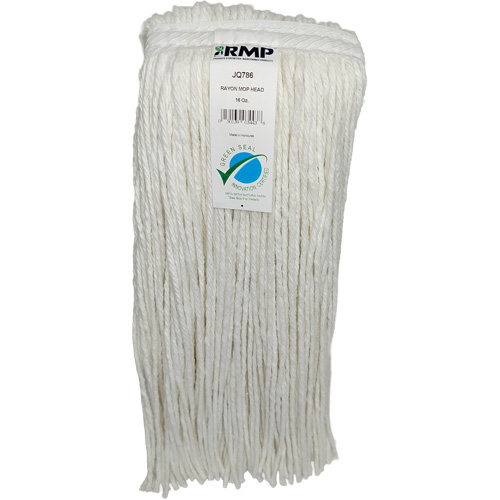 T&ecirc;te de vadrouille &eacute;troite &agrave; 4 plis, Rayonne, 16 oz, Style Coup&eacute; Duraquip Inc