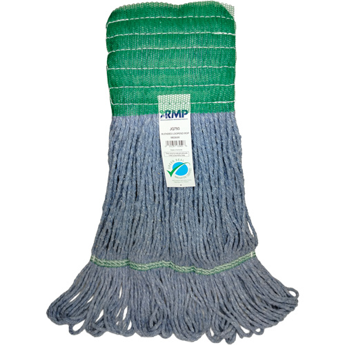 T&ecirc;te de vadrouille &agrave; bande large, Antimicrobien/Finition de plancher/Sp&eacute;cialis&eacute;, Coton/Rayonne/Synth&eacute;tique, Style Boucle Duraquip Inc