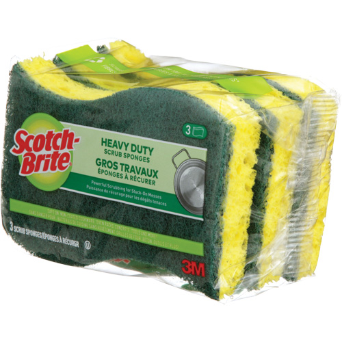&eacute;ponge &agrave; r&eacute;curer pour les travaux intenses Scotch-Brite, &agrave; r&eacute;curer, 2-3/5" la x 4-2/5" l Duraquip Inc