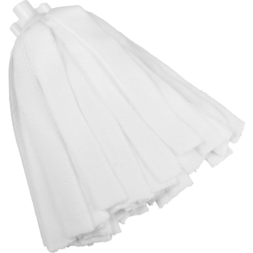 Vadrouille &agrave; fente, blanc, Microfibre, Style Coup&eacute; Duraquip Inc