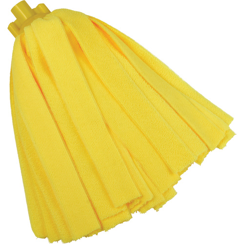 Vadrouille &agrave; fente, jaune, Microfibre, Style Coup&eacute; Duraquip Inc
