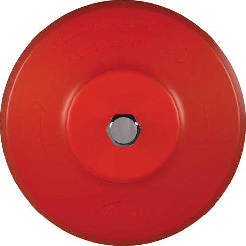Brosse ronde HyDrive pour perceuse, Soies Tr&egrave;s ferme, Longueur de 3-1/10", Rouge Duraquip Inc