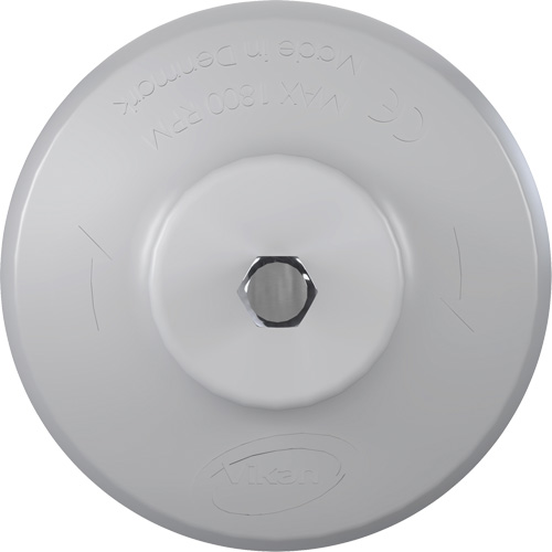 Brosse ronde HyDrive pour perceuse, Soies Tr&egrave;s ferme, Longueur de 3-1/10", Blanc Duraquip Inc
