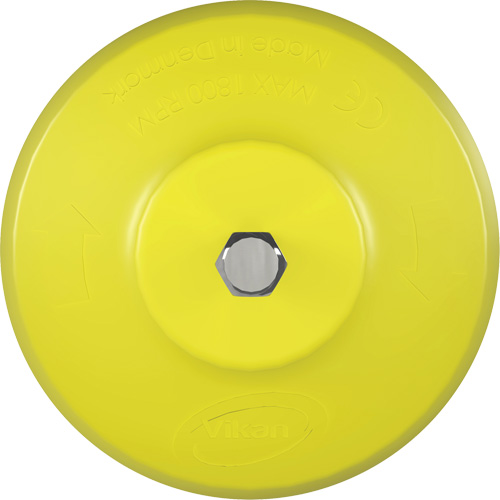 Brosse ronde HyDrive pour perceuse, Soies Tr&egrave;s ferme, Longueur de 3-1/10", Jaune Duraquip Inc