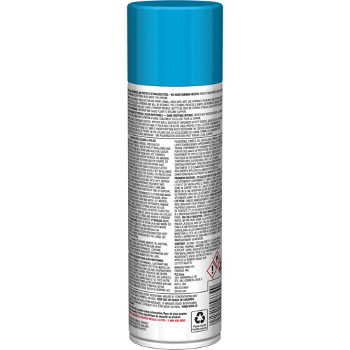 Nettoyant & polis pour acier inoxydable Pro Line, 15 oz, Canette a&eacute;rosol Duraquip Inc