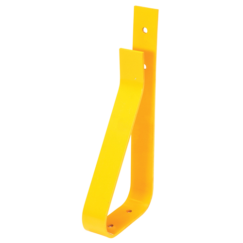 Rail Post, Steel, 10-3/4" L x 24" H, Yellow Duraquip Inc