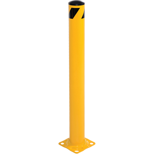 Borne, Acier, 42" h x 5-1/2" la, Jaune Duraquip Inc