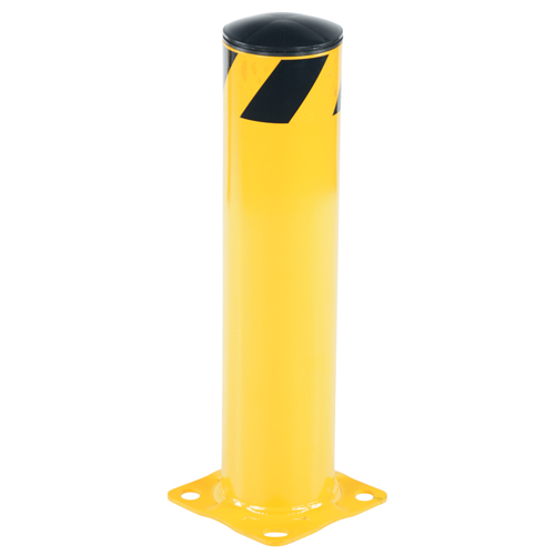Butoir de s&eacute;curit&eacute;, Acier, 24" h x 5-1/2" la, Jaune Duraquip Inc