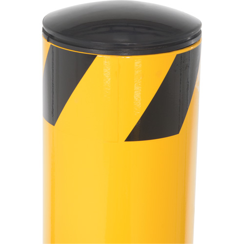 Borne, Acier, 42" h x 5-1/2" la, Jaune Duraquip Inc