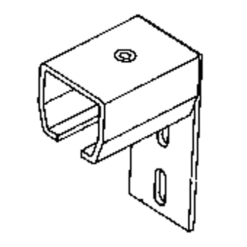 Curtain Partition Wall Mount End Connector Duraquip Inc