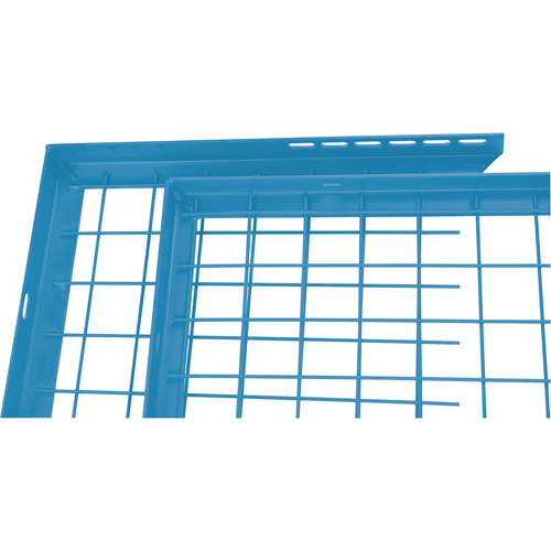 Wire Mesh Partition Components - Adjustable Filler Panels Duraquip Inc