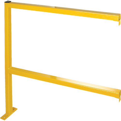 Perimeter Guards - Tubular Style, 94" W x 49-1/2" H, Yellow Duraquip Inc