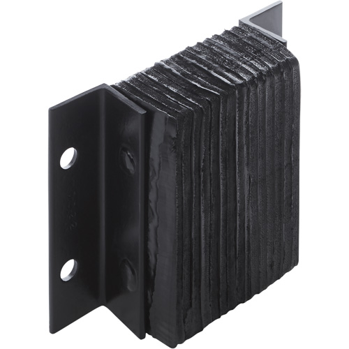 Laminated Dock Bumpers, Horizontal, Rubber, 12" W x 4" D x 10" H Duraquip Inc