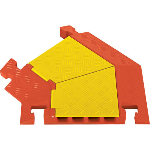 Linebacker&reg; 4-Channel Heavy Duty Cable Protector - Left Turn Duraquip Inc