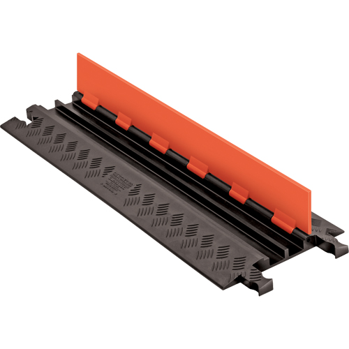 Guard Dog&reg; Low Profile Cable Protector, 2 Channels, 36" L x 11.94" W x 1.25" H Duraquip Inc