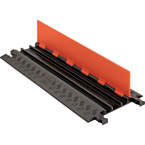 Guard Dog&reg; Low Profile Cable Protector, 3 Channels, 36" L x 13.8" W x 1.25" H Duraquip Inc