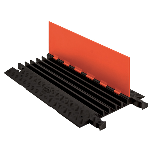 Guard Dog&reg; General Purpose Cable Protector, 5 Channels, 36" L x 19.75" W x 1.875" H Duraquip Inc