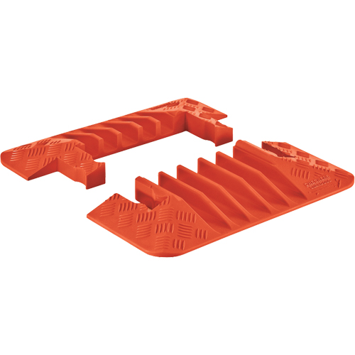 Guard Dog&reg; 5-Channel Heavy Duty Cable Protector - End Caps Duraquip Inc