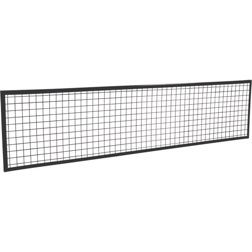 Wire Mesh Partition Panel, 2' H x 8' W Duraquip Inc