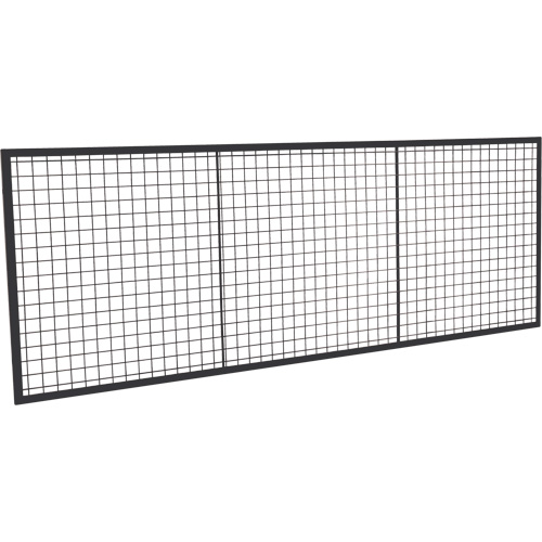 Wire Mesh Partition Panel, 3' H x 8' W Duraquip Inc