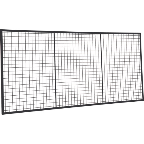 Wire Mesh Partition Panel, 4' H x 8' W Duraquip Inc