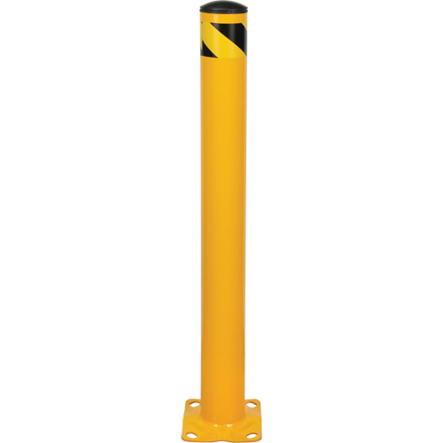 Butoir, Acier, 42" h x 4-1/2" la, Jaune Duraquip Inc