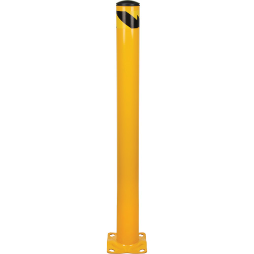 Butoir, Acier, 48" h x 4-1/2" la, Jaune Duraquip Inc