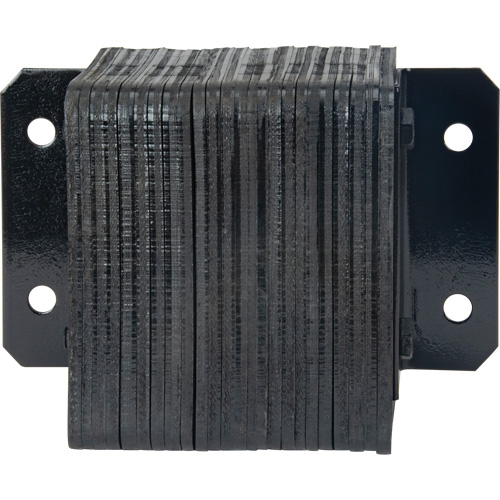 Laminated Dock Bumpers, Horizontal, Rubber, 12" W x 6" D x 10" H Duraquip Inc
