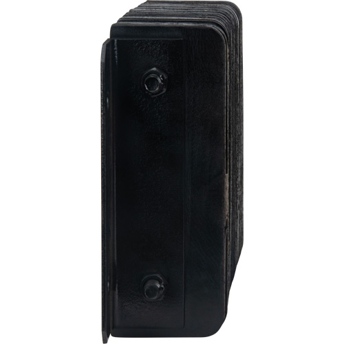 Laminated Dock Bumpers, Horizontal, Rubber, 18" W x 4" D x 12" H Duraquip Inc