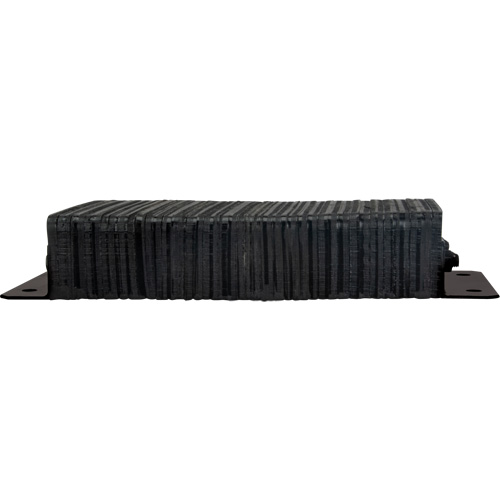 Laminated Dock Bumpers, Horizontal, Rubber, 24" W x 4" D x 12" H Duraquip Inc