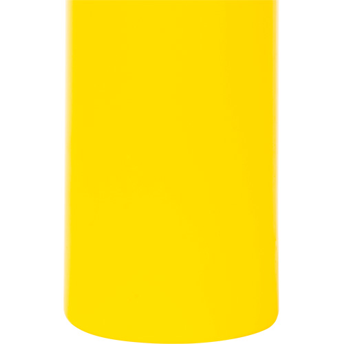 Polyethylene Bollard Cover, 4-1/2" Dia. x 52" L, Red/Yellow Duraquip Inc