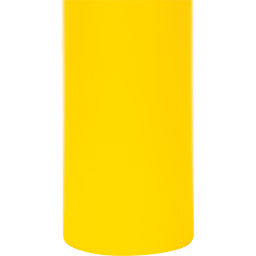 Capuchon en poly&eacute;thyl&egrave;ne pour borne de protection, 4-1/2" dia. x 64" l, Rouge/Jaune Duraquip Inc