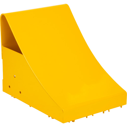 Ice Chocks, Steel, Yellow, 8-1/16" W x 10-5/8" D x 8-13/16" H Duraquip Inc