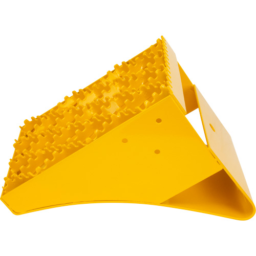 Ice Chocks, Steel, Yellow, 8-1/16" W x 10-5/8" D x 8-13/16" H Duraquip Inc
