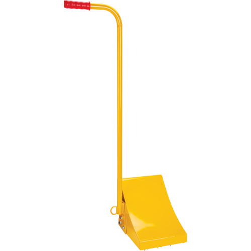 Ice Chock with Ergonomic Handle, Steel, Yellow, 8-1/16" W x 10-5/8" D x 8-13/16" H Duraquip Inc