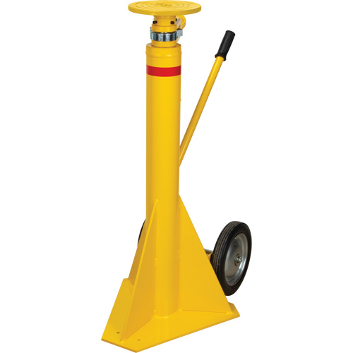 Cric &agrave; rochet pour remorque &agrave; capacit&eacute; statique de 100 000 lb, Cap. de levage 20 tonnes Duraquip Inc