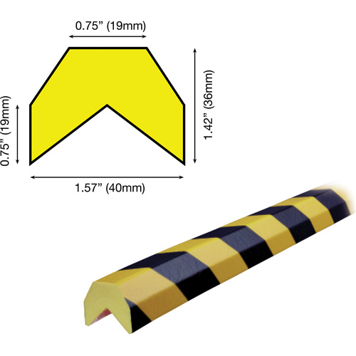 AA Profile 5M Corner Protection Bumper Guard Duraquip Inc