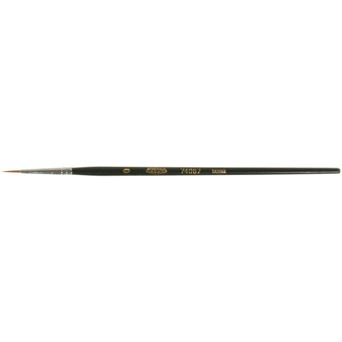 Pinceau d'artiste, Largeur de la brosse de 1/16", Martre rouge, Manche &agrave; Bois Duraquip Inc