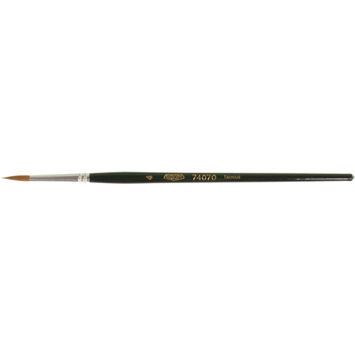 Pinceau d'artiste, Largeur de la brosse de 1/8", Martre rouge, Manche &agrave; Bois Duraquip Inc